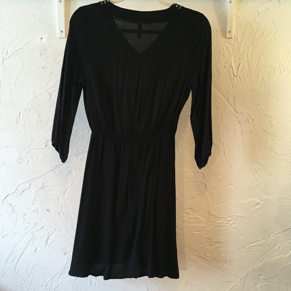 Black Long Sleeve Dress - Picture 2 of 4